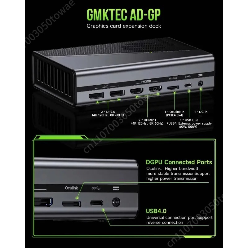 Zewnętrzna stacja dokująca Ocu – Oculink Gpu Dock Station recenzja i cena